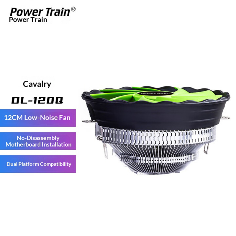 Cpu Heatsink - PowerTrain Armored DL120Q Under-Pressure CPU Cooler