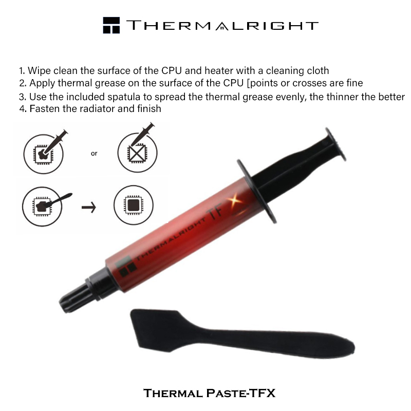TFX 2G/6.2G Thermalright Dán G - đánh giá và giá Thermal Paste