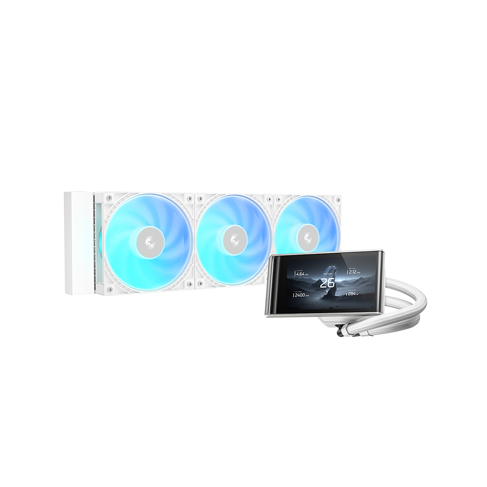 WH 360mm AIO Liquid Cooler Whi - đánh giá và giá Aio Liquid Cooler