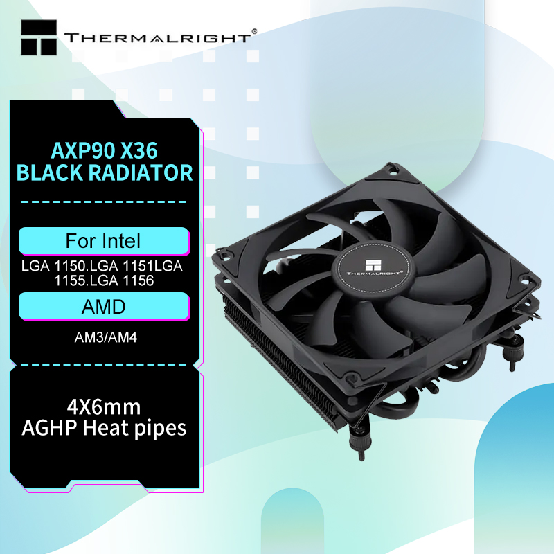 Thermalright AXP-90 X36 Đen CP - đánh giá và giá Air Cooler Cpu